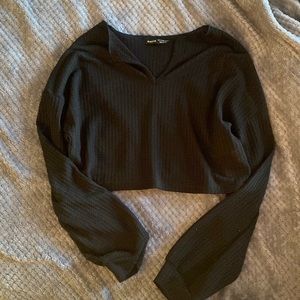 cropped long sleeve